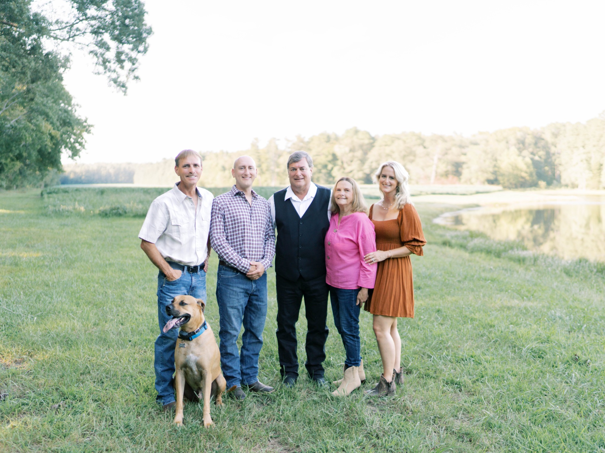 Kevin and Denise with their three children, Chris, Savannah, and Casey